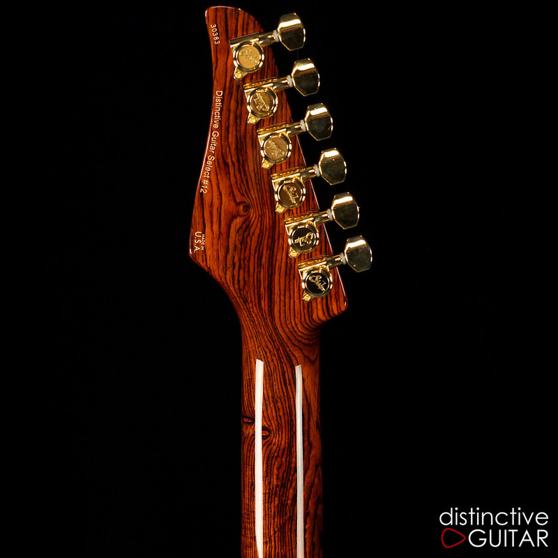 Suhr Custom Modern Distinctive Select #12 Black Limba / Cocobolo Waterfall Burl Natural Burst